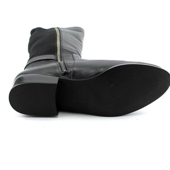 Michael Kors Hamilton Tall Boot Women US 5.5 Black - Picture 3 of 5